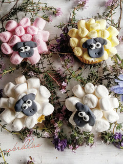 Una foto de Cupcakes de Ovejitas