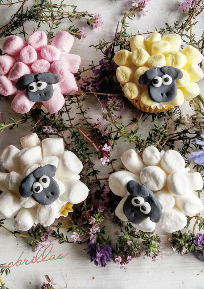 Una foto de Cupcakes de Ovejitas