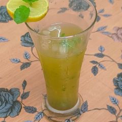 Lemon Basil Cooler (With Ice) A picture of Lemon Basil Cooler (With Ice).