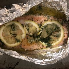 A picture of Lemon and Garlic Butter Rainbow Trout.