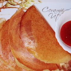 A picture of Crispy Rava moong dal Dosa.