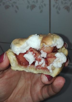 Una foto de Mini pie de manzana