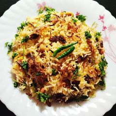 Zafrani Pulao A picture of Zafrani Pulao.