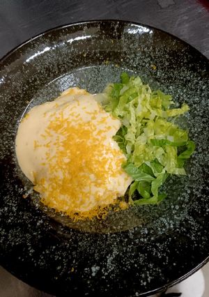 Tojásos nokedli, tojáshab, dehidratált tojássárgája recept fotója