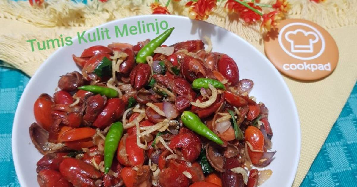 Resep Tumis Kulit Melinjo Oleh Lina Bachry Cookpad