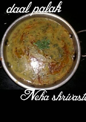 A picture of Dal ki palak.