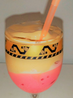 A picture of Dalgona coffee.