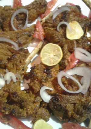 A picture of Tandori chops.
