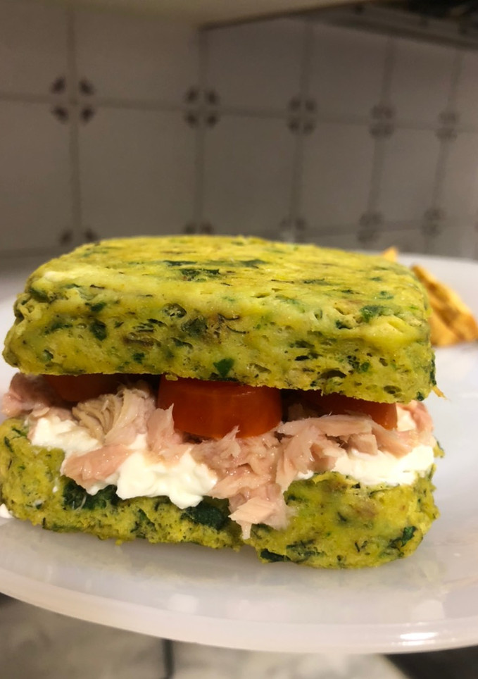 Una foto de Pan de espinacas