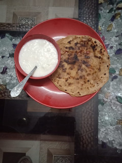 A picture of Aalu ka Parantha.