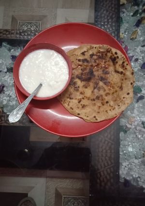 A picture of Aalu ka Parantha.