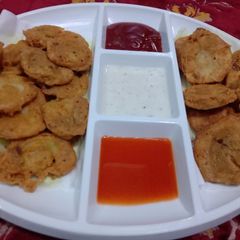 Potato pakora A picture of Potato pakora.