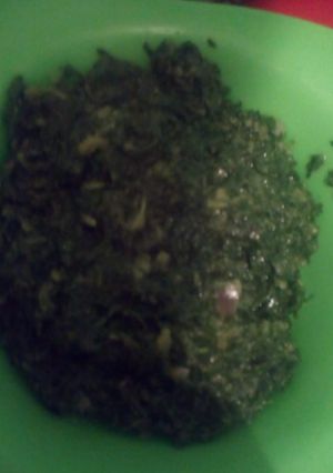 A picture of Creamed greens.