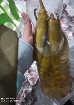 صورة لوصفة فلفل الحار مرقد اكسبراس (طرشي)🌶️🌶️