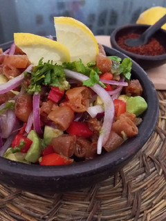 Una foto de Ceviche de Cochayuyo