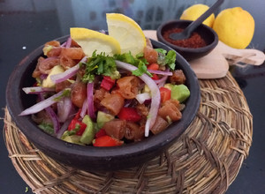 Una foto de Ceviche de Cochayuyo