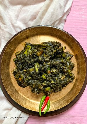 A picture of Moms secret gandhali recipes.