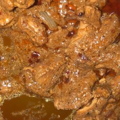 A picture of Chicken tikka.