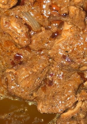 A picture of Chicken tikka.