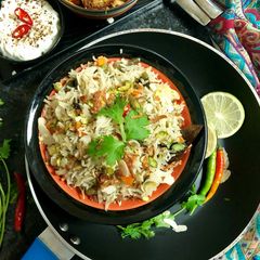 Veg. Pulao A picture of Veg. Pulao.