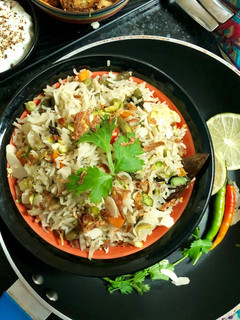 A picture of Veg. Pulao.