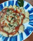 Ñoquis con salsa #globalcookpadgames2024🇨🇱
