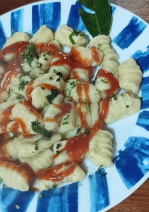 Una foto de Ñoquis con salsa #globalcookpadgames2024🇨🇱