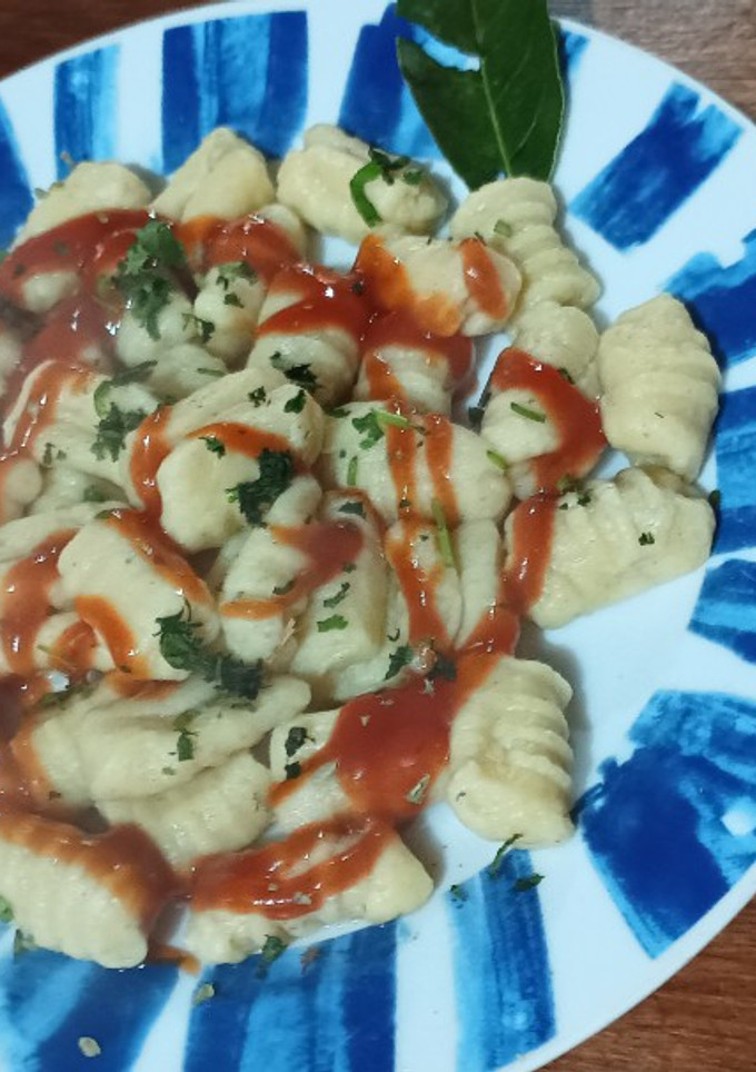 Una foto de Ñoquis con salsa #globalcookpadgames2024🇨🇱