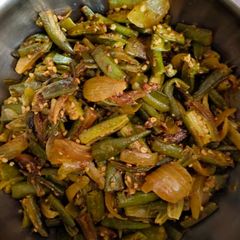 A picture of Masala Bhindi.