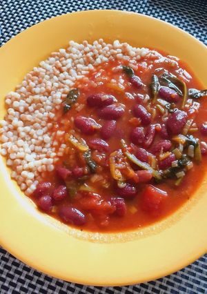 Babos- spenótos ragu recept fotója