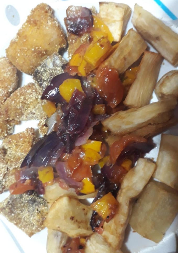 Una foto de Jalea de pescado! A mi manera! #micocina