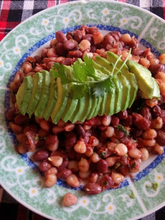 A picture of Simple fried Githeri.
