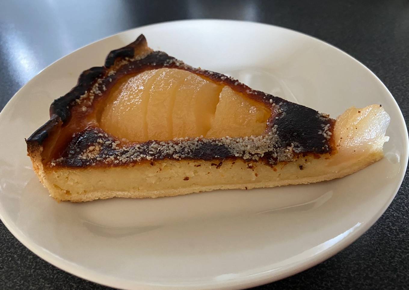 ❤️ Tarte aux poires 🍐 et crème Amandine