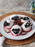 Mochi Shaun The Sheep isi Wafer Karamel (versi tepung tapioka)