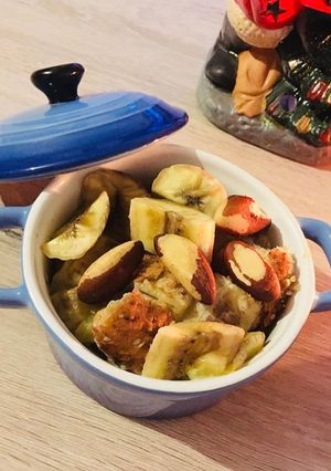 Una foto de Cazuela caliente de frutas para desayunar