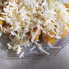 Camilan Pisang Panggang Susu Keju Teflon Super Simple রেসিপির প্রধান ছবি