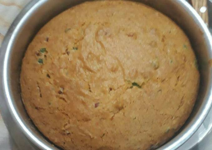 Recipe of Perfect Eggless tutti frutti vanilla cake