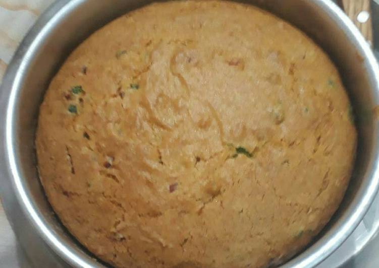 Recipe of Super Quick Homemade Eggless tutti frutti vanilla cake