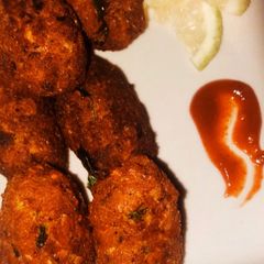 A picture of Tuna Kebabs.