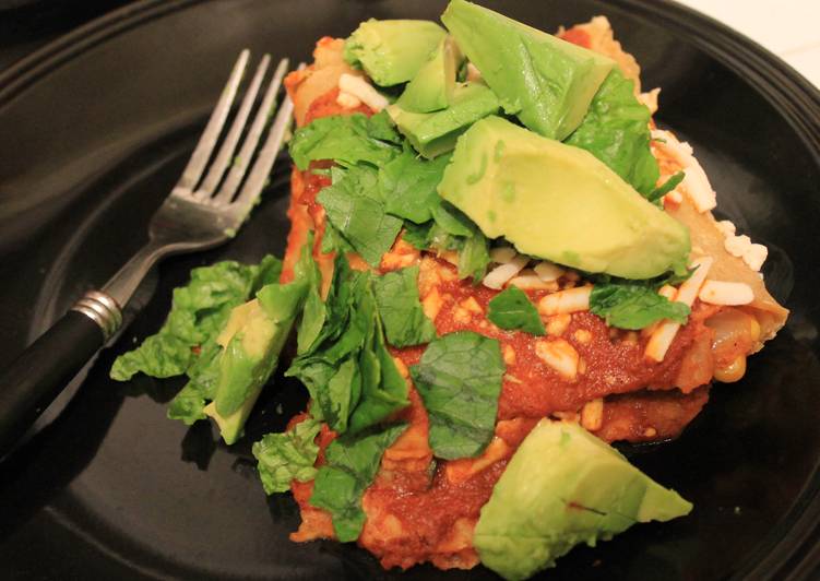 How to Prepare Super Quick Homemade Dinner Recipe: Veggie Enchiladas