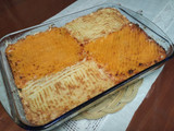 Pastel de papa y zapallo con relleno de acelga