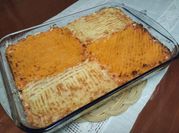 Una foto de pastel de papas
