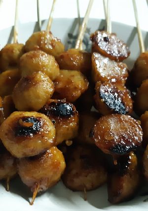 Foto resep Pentol Bakar Pedas
