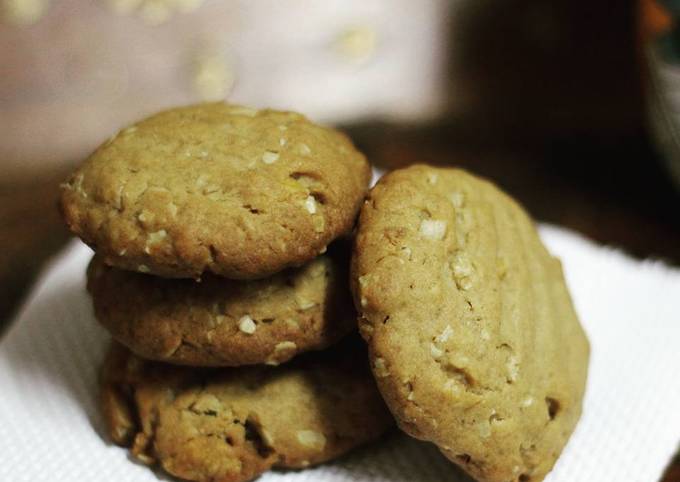 Simple Way to Make Perfect Multigrain Honey Oats Cookies