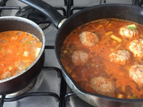 Albóndigas con calabacitas y zanahorita