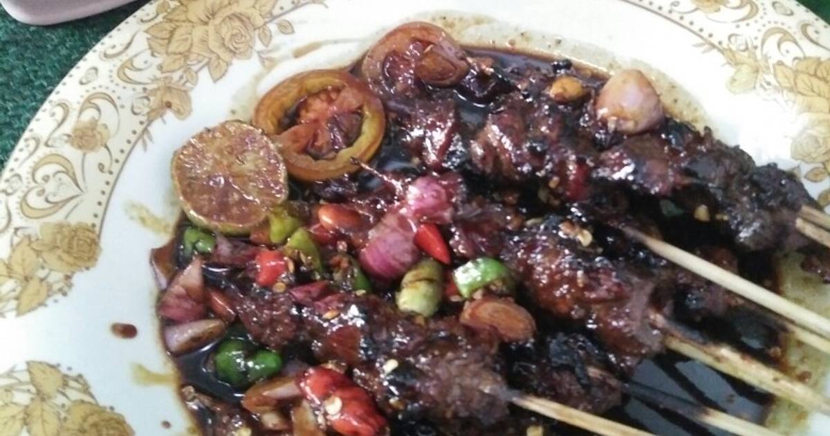 Resep Sate Kambing Bumbu Pecel Oleh Plangi Lue Lulu Cookpad