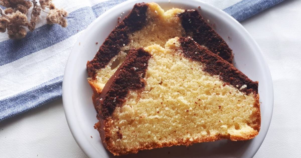 Resep Bolu Panggang / Marmer Cake (soft & easy) oleh Aqila Resep Bolu Panggang / Marmer Cake (soft & easy) oleh Aqila