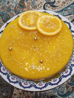 عکسی از دستور کیک پرتقالی