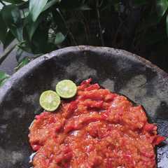 รูปของ Sambal terasi mantul (mantap betul)