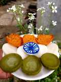 ট্রাই কালার চিতই পিঠে (tricolour chitoi pihe recipe in Bengali)
